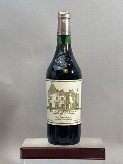 1 Bouteille, Château HAUT BRION 1981 - 1er...