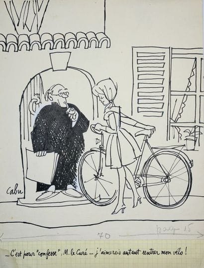 CABU, Jean CABUT, known as. 
“It’s for ‘confession,’...