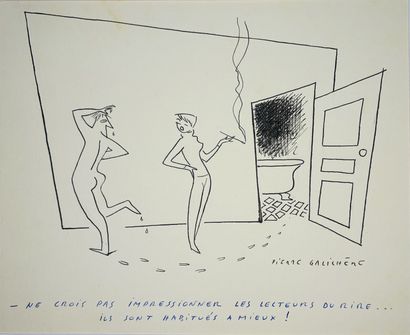 GALICHERE, Pierre. 
No caption.
“Don’t think...