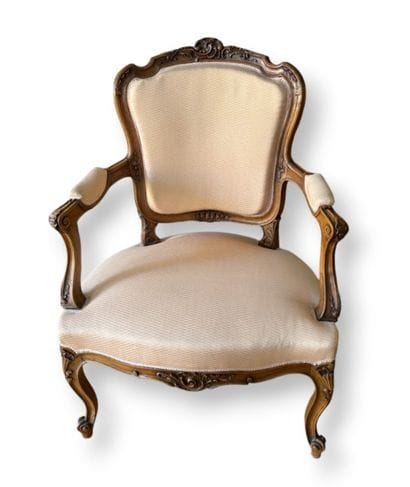 Set of two chairs and two armchairs made...