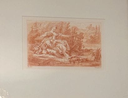 FERAT, 
Pierrot, 
Lithograph, 
Signed lower...