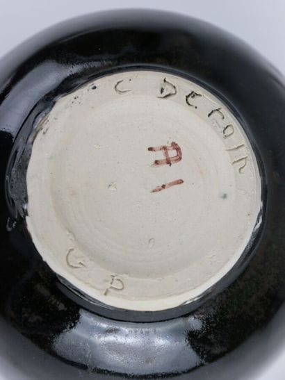 Chantal DEROIN (Born in 1945)
Brown-blue-gray...