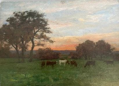 [SET OF PAINTINGS]
Set of 13 paintings, watercolors,...