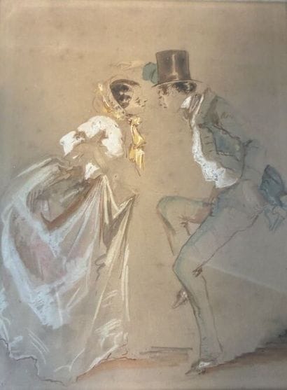 19TH-CENTURY FRENCH SCHOOL
Two domestic scenes,...