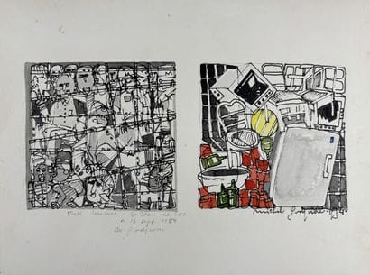 Michel GODJEVAC (20th century)
Set of four...