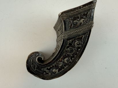 MIDDLE EAST
Foreign silver cornucopia decorated...