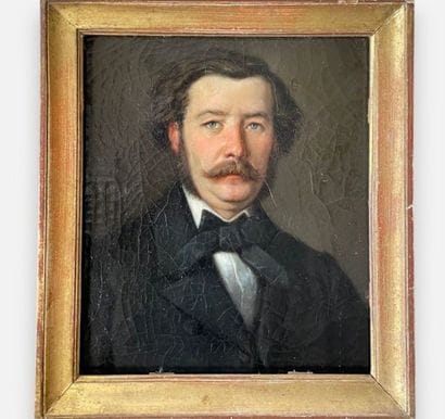19TH-CENTURY FRENCH SCHOOL 
Portrait of a...
