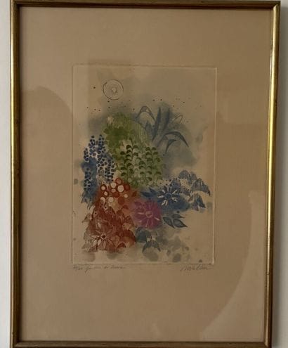 WALLCER
Flowers and Gardens,
5 color etchings.
21.5...