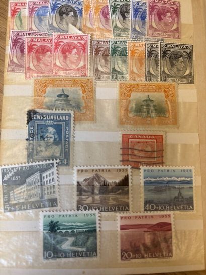 [STAMPS]
Set of 5 stamp albums and loose...