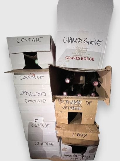 [WINES]
Assortment of table wines, including:
BORDEAUX...