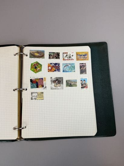 [STAMPS]
Set of French stamp albums including:...