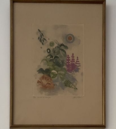 WALLCER
Flowers and Gardens,
5 color etchings.
21.5...