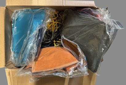 [LEATHER TRIM]
Assortment of various leather...