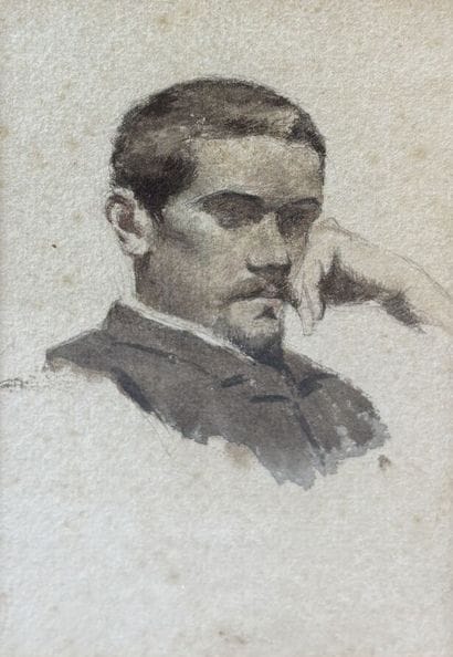 19TH-CENTURY FRENCH SCHOOL
Study of a Man,...