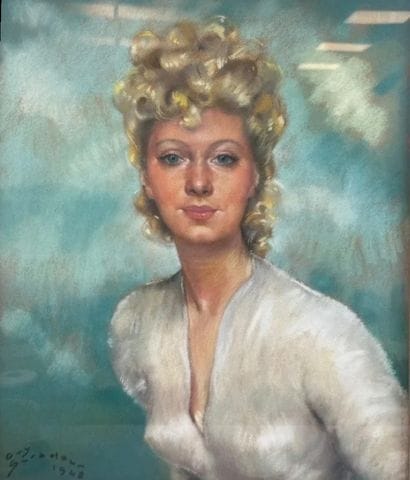 Guy SÉRADOUR (1922–2007)
Young Blonde Woman,
Pastel...