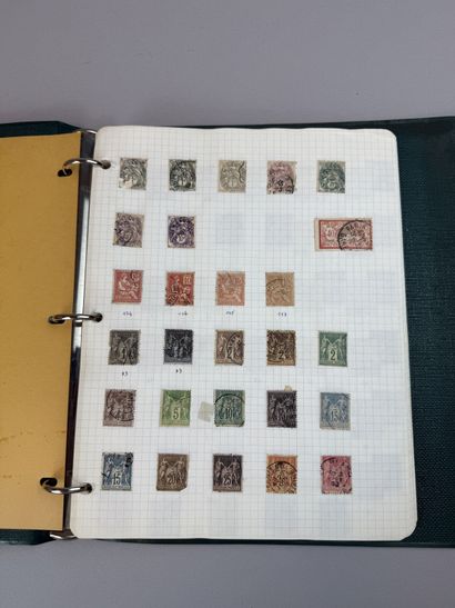 [STAMPS]
Set of French stamp albums including:...
