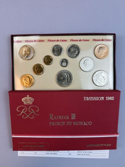 [COINS]
Three Rainier III boxes, issued by...