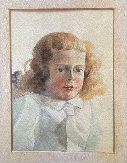 [SET OF PAINTINGS]
Set of 13 paintings, watercolors,...