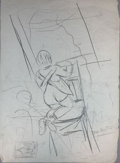 Tony AGOSTINI (1916–1990)
Man Seated with...