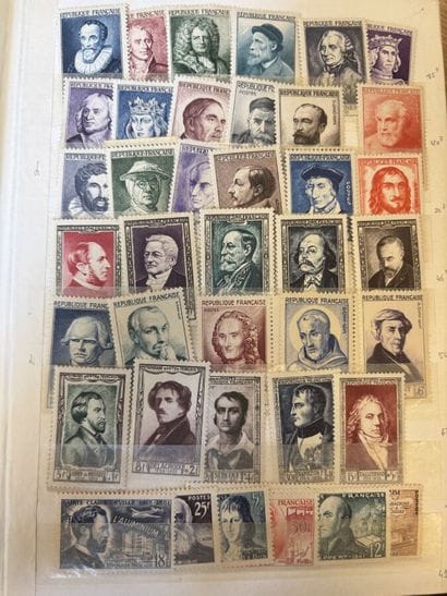 [STAMPS]
Set of 5 stamp albums and loose...