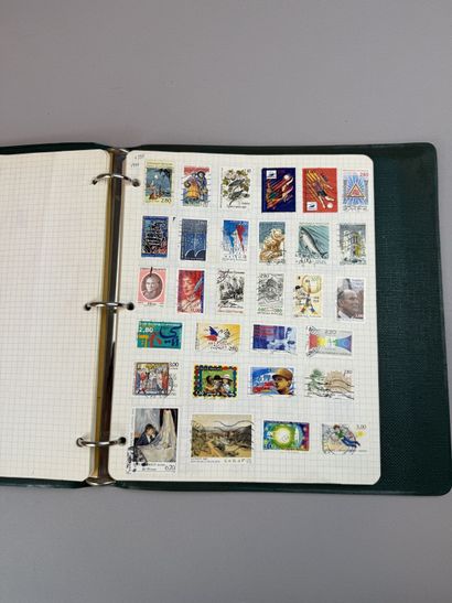 [STAMPS]
Set of French stamp albums including:...