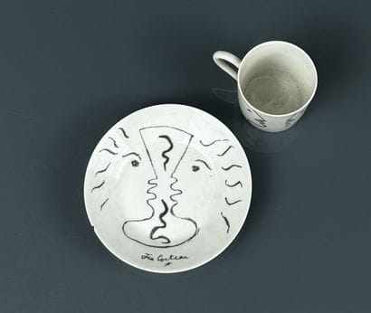 JEAN COCTEAU - LIMOGES
Porcelain coffee cup...
