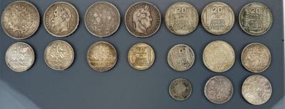 [COINS]
Lot of silver coins including 50-franc...