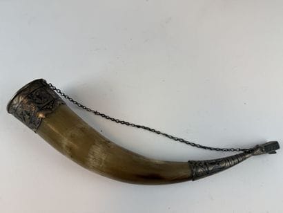 MIDDLE EAST
Foreign silver cornucopia decorated...