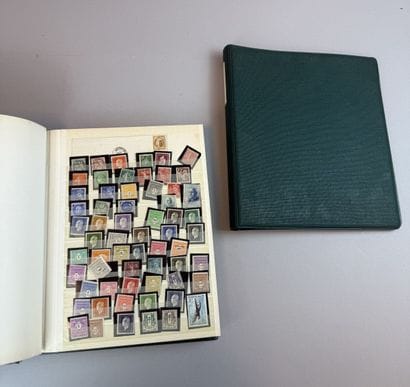 [STAMPS]
Set of French stamp albums including:...