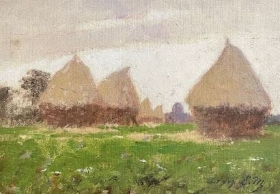 [SET OF PAINTINGS]
Set of 13 paintings, watercolors,...