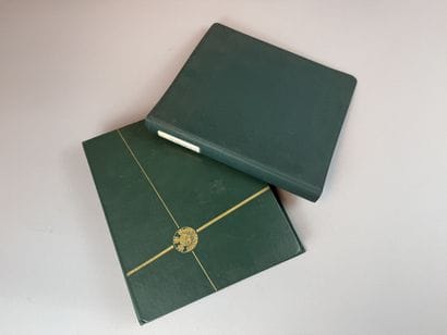 [STAMPS]
Set of French stamp albums including:...