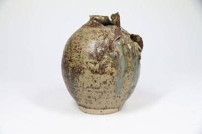 MODERN WORK
A globular stoneware vase with...