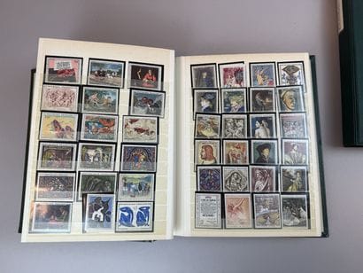 [STAMPS]
Set of French stamp albums including:...