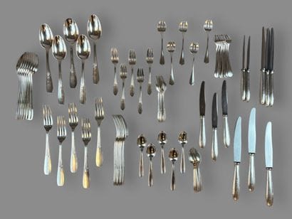 SFAM
Art Deco-style silver plated cutlery...