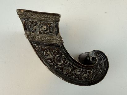MIDDLE EAST
Foreign silver cornucopia decorated...