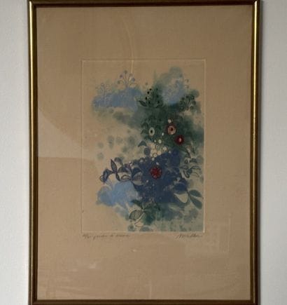 WALLCER
Flowers and Gardens,
5 color etchings.
21.5...