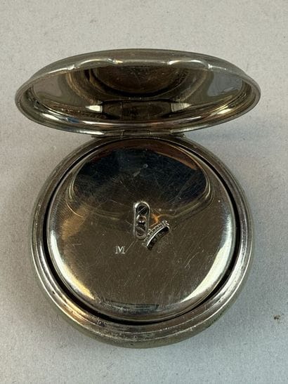 [POCKET WATCHES]
Set of two 800 °/°° silver...