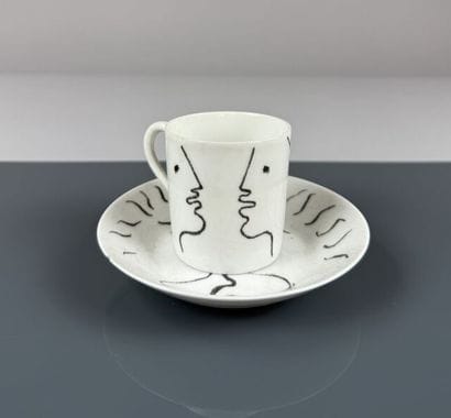 JEAN COCTEAU - LIMOGES
Porcelain coffee cup...