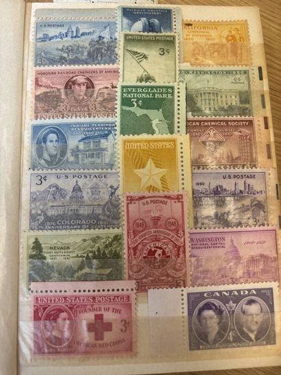 [STAMPS]
Set of 5 stamp albums and loose...