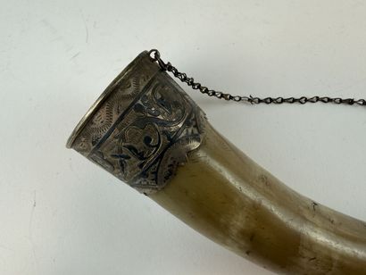 MIDDLE EAST
Foreign silver cornucopia decorated...