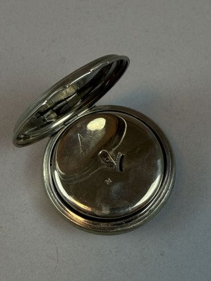 [POCKET WATCHES]
Set of two 800 °/°° silver...