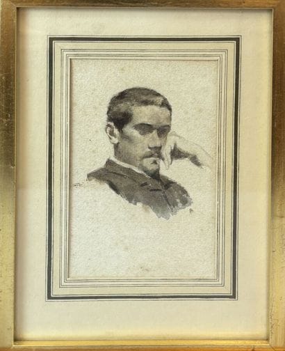 19TH-CENTURY FRENCH SCHOOL
Study of a Man,...
