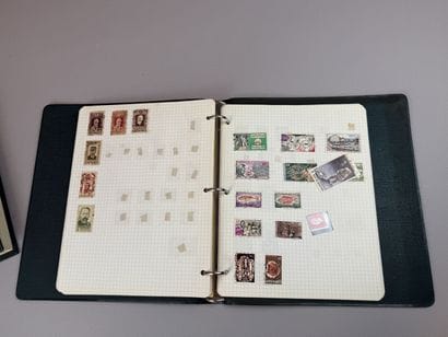 [STAMPS]
Set of French stamp albums including:...