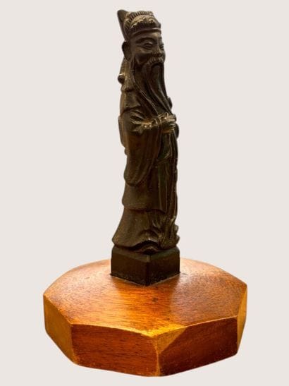 FAR EAST
“Standing Dignitary,” patinated...