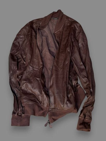 TO BE PACKED TOGETHER
HERMES
Brown leather...