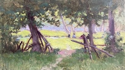 [SET OF PAINTINGS]
Set of 13 paintings, watercolors,...
