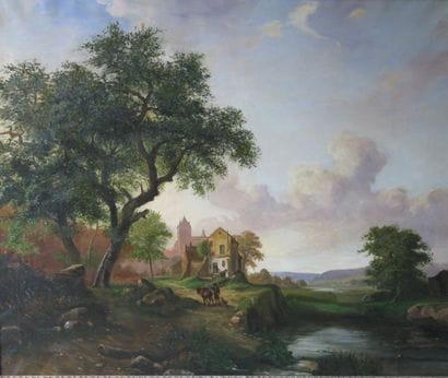 École HOLLANDAISE du XIXe siècle
Personnages...