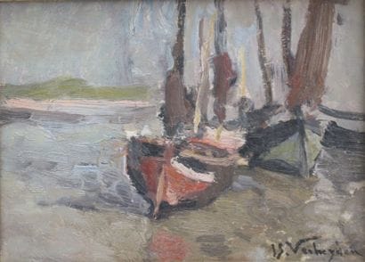 Isidore VERHEYDEN (1846-1905) Ecole Belge
Voiliers...