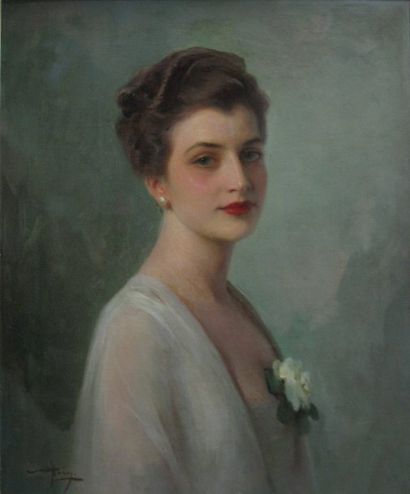 ALFRED GEORGES HOEN (1869-1954)
Portrait...