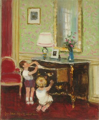 Jules René HERVÉ (1887-1981)
La commode Huile...